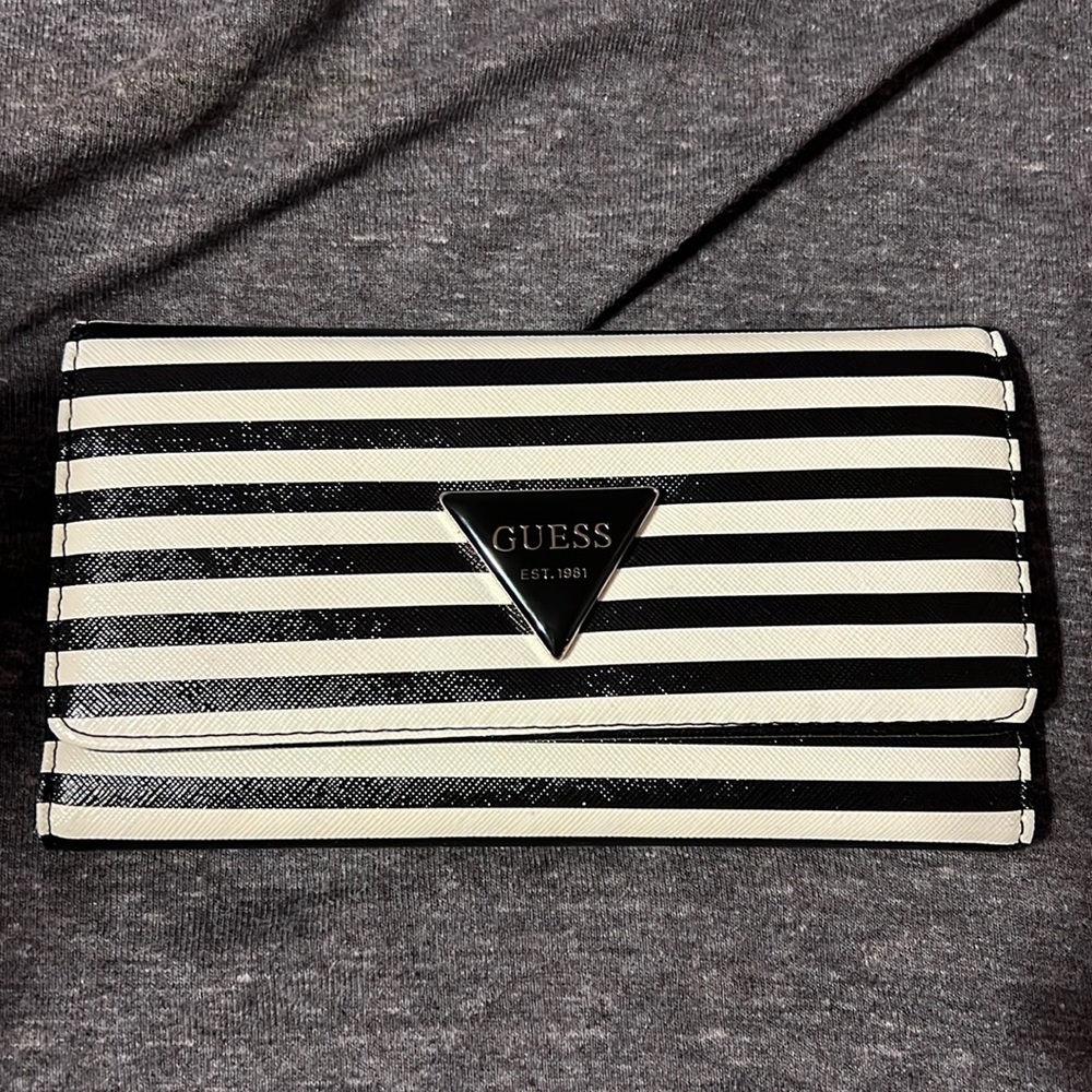 Guess Striped Wallet